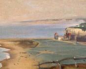 伊娃 冈萨雷斯 : Plage de Dieppe vue depuis la falaise Ouest